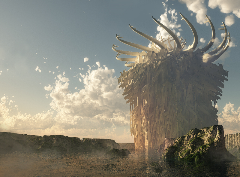 Illustration for article titled Dune and the fantastic science fiction cities of Finnian MacManus